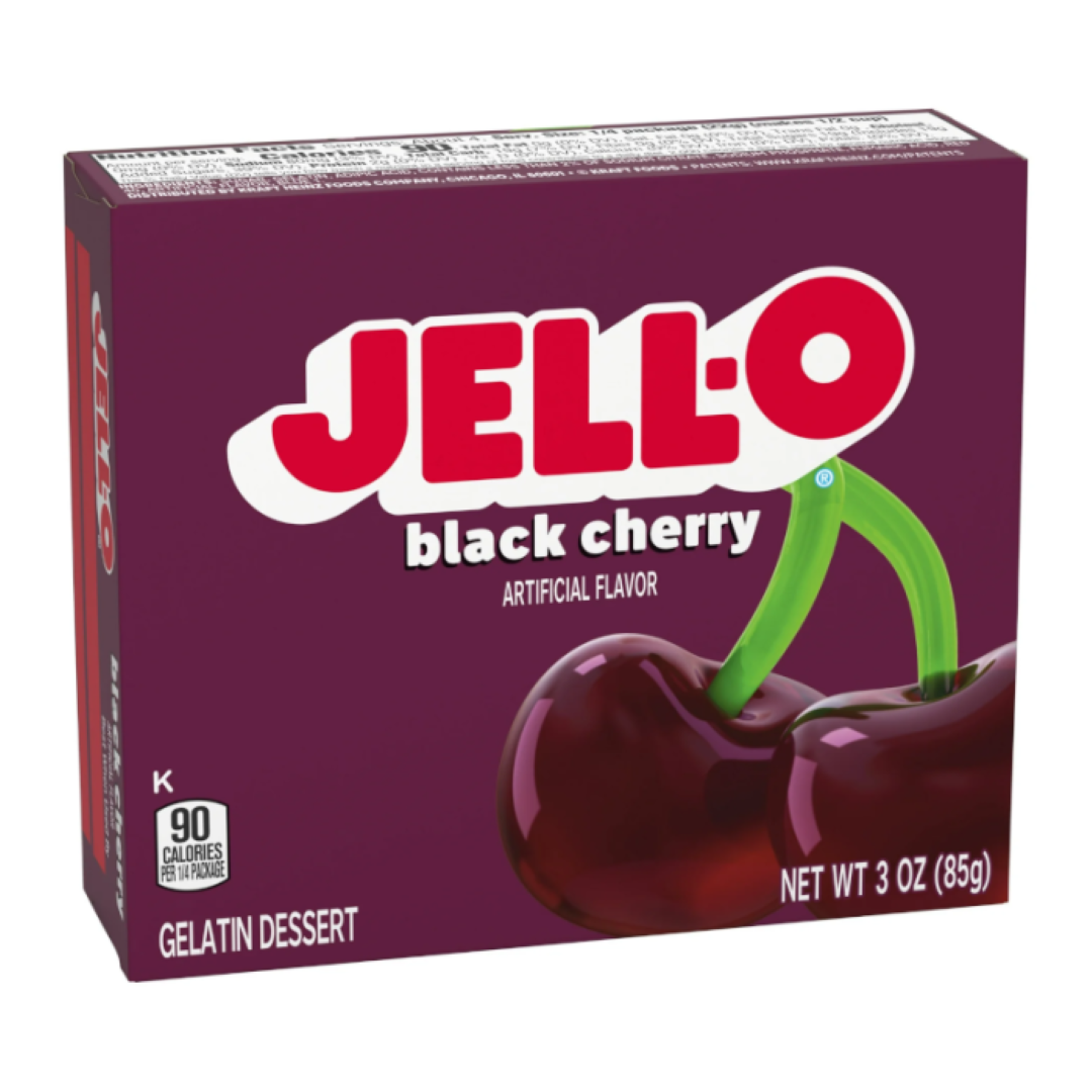 JELL-O GELATINE BLACK CHERRY 85G